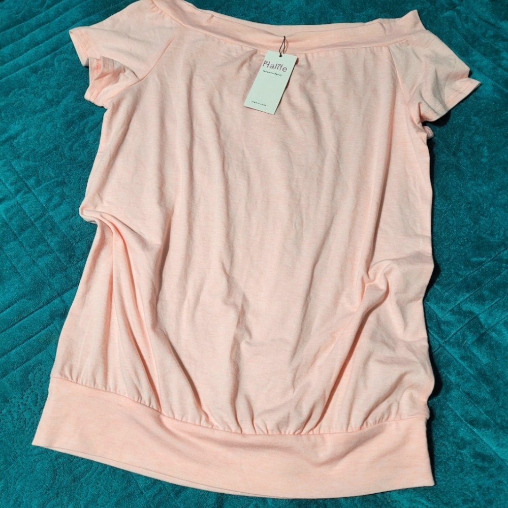 Scoop Neck Maternity Top, Medium